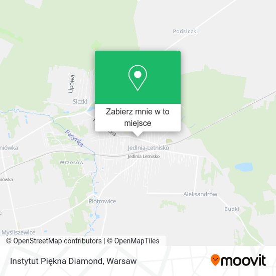 Mapa Instytut Piękna Diamond