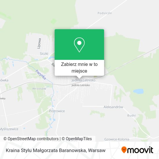 Mapa Kraina Stylu Małgorzata Baranowska