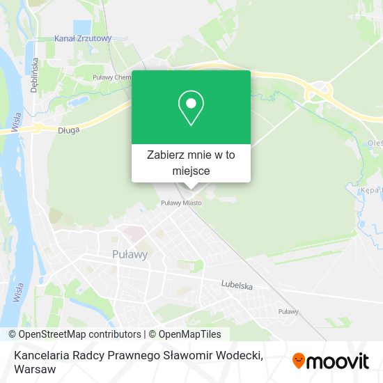 Mapa Kancelaria Radcy Prawnego Sławomir Wodecki