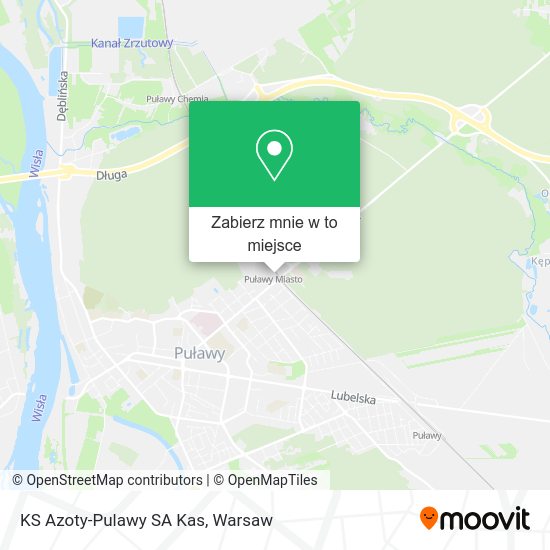 Mapa KS Azoty-Pulawy SA Kas