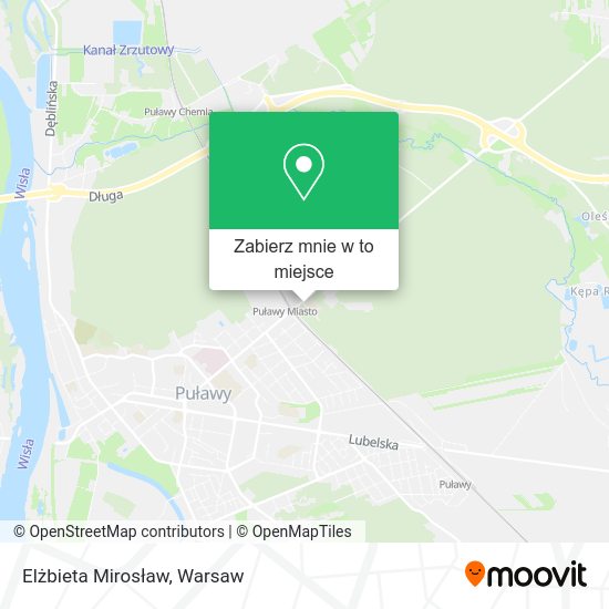 Mapa Elżbieta Mirosław