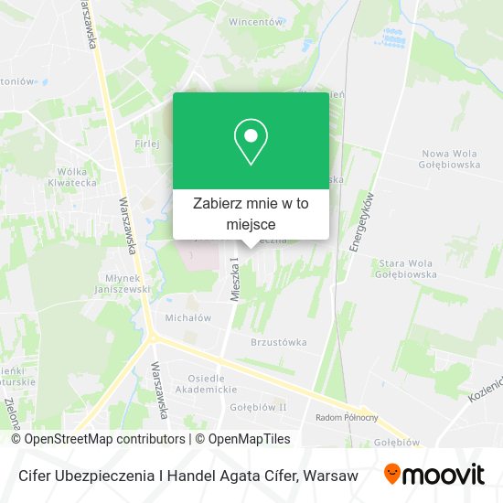 Mapa Cifer Ubezpieczenia I Handel Agata Cífer