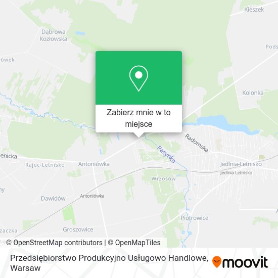 Mapa Przedsiębiorstwo Produkcyjno Usługowo Handlowe