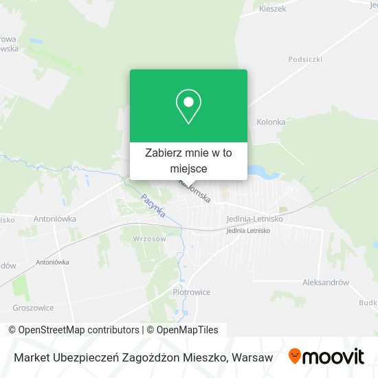 Mapa Market Ubezpieczeń Zagożdżon Mieszko