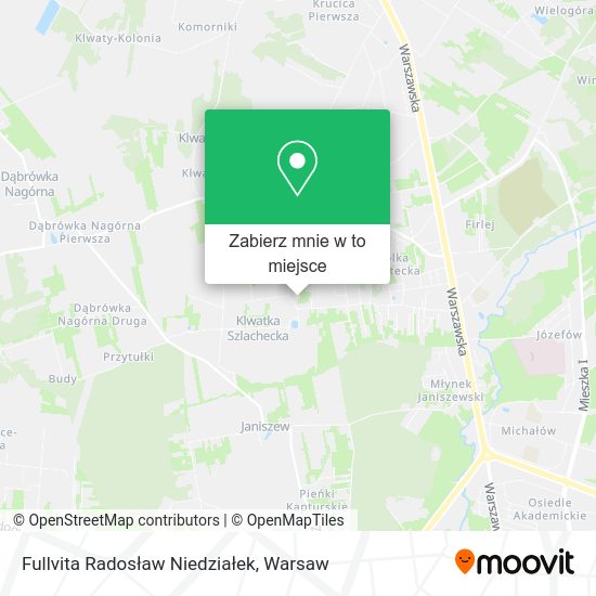 Mapa Fullvita Radosław Niedziałek