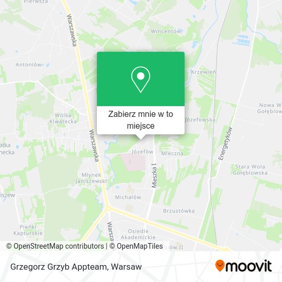 Mapa Grzegorz Grzyb Appteam