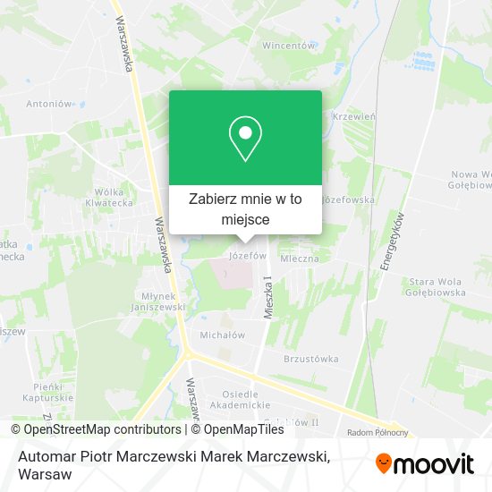 Mapa Automar Piotr Marczewski Marek Marczewski