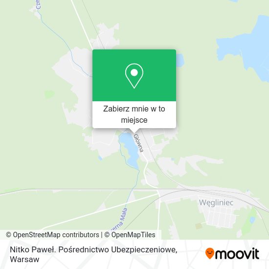 Mapa Nitko Paweł. Pośrednictwo Ubezpieczeniowe