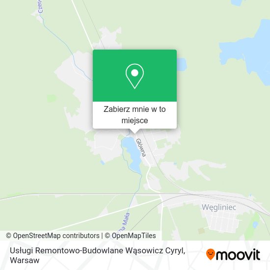 Mapa Usługi Remontowo-Budowlane Wąsowicz Cyryl