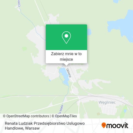 Mapa Renata Ludziak Przedsiębiorstwo Usługowo Handlowe