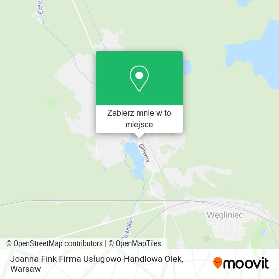 Mapa Joanna Fink Firma Usługowo-Handlowa Olek