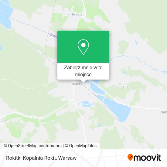 Mapa Rokitki Kopalnia Rokit