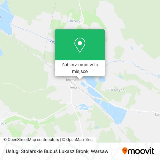 Mapa Usługi Stolarskie Bubuś Łukasz Bronk