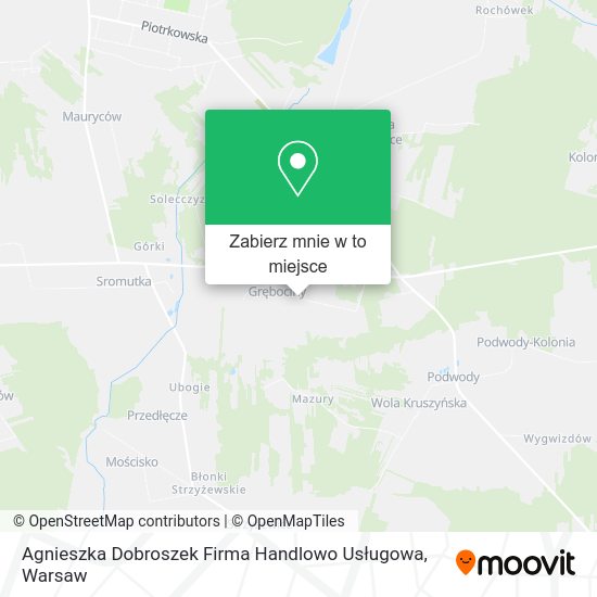 Mapa Agnieszka Dobroszek Firma Handlowo Usługowa