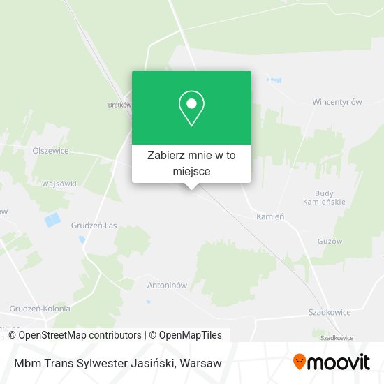 Mapa Mbm Trans Sylwester Jasiński