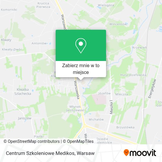 Mapa Centrum Szkoleniowe Medikos