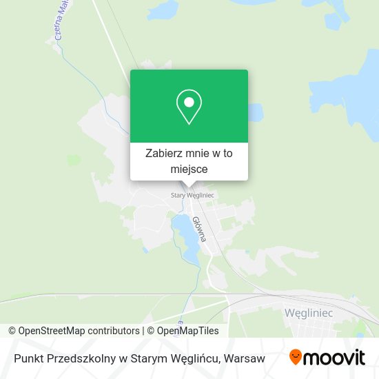 Mapa Punkt Przedszkolny w Starym Węglińcu