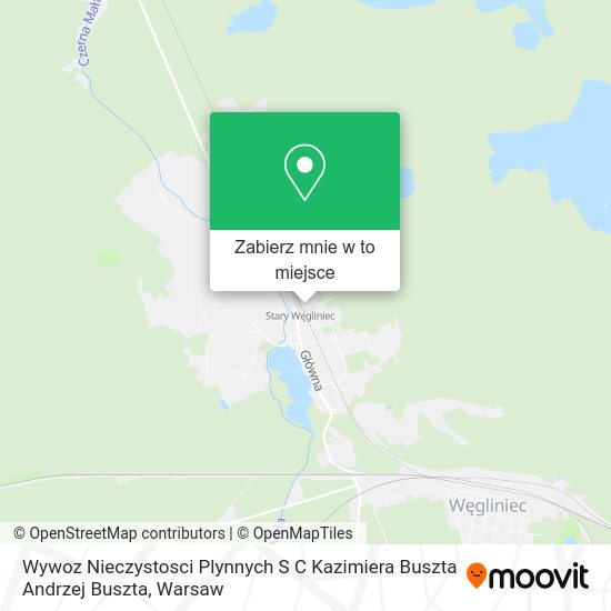 Mapa Wywoz Nieczystosci Plynnych S C Kazimiera Buszta Andrzej Buszta