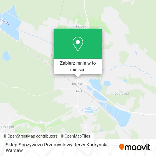 Mapa Sklep Spozywczo Przemyslowy Jerzy Kudrynski