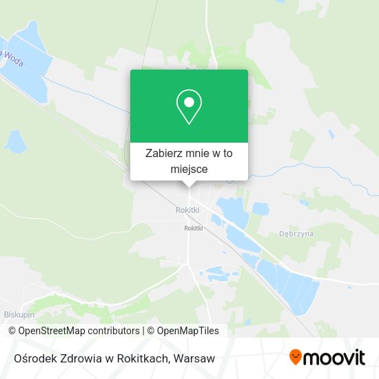 Mapa Ośrodek Zdrowia w Rokitkach