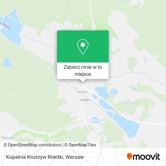 Mapa Kopalnia Kruszyw Rokitki