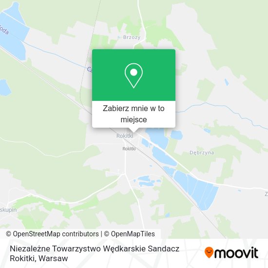 Mapa Niezależne Towarzystwo Wędkarskie Sandacz Rokitki