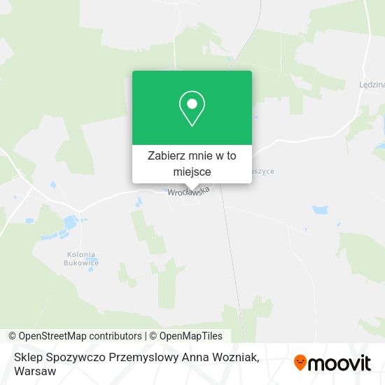 Mapa Sklep Spozywczo Przemyslowy Anna Wozniak