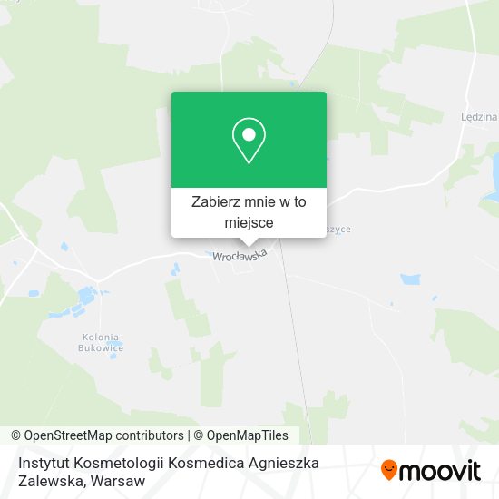 Mapa Instytut Kosmetologii Kosmedica Agnieszka Zalewska