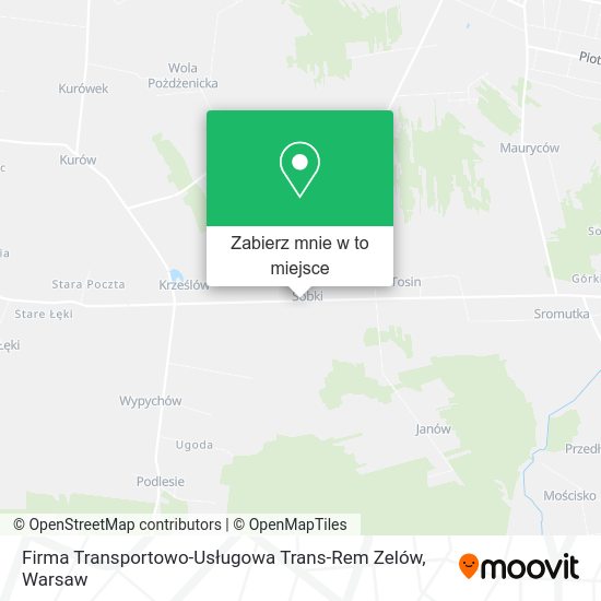 Mapa Firma Transportowo-Usługowa Trans-Rem Zelów