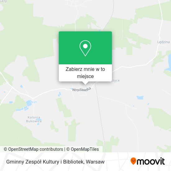 Mapa Gminny Zespół Kultury i Bibliotek