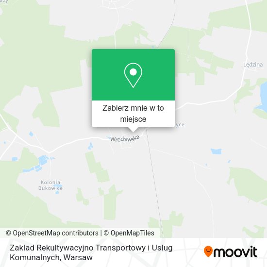 Mapa Zaklad Rekultywacyjno Transportowy i Uslug Komunalnych