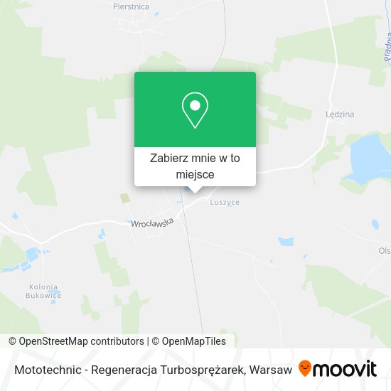 Mapa Mototechnic - Regeneracja Turbosprężarek