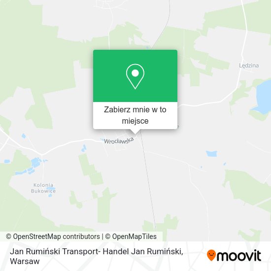 Mapa Jan Rumiński Transport- Handel Jan Rumiński