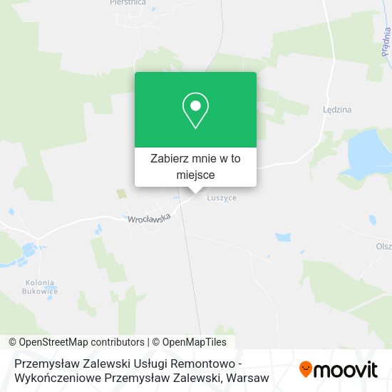 Mapa Przemysław Zalewski Usługi Remontowo - Wykończeniowe Przemysław Zalewski