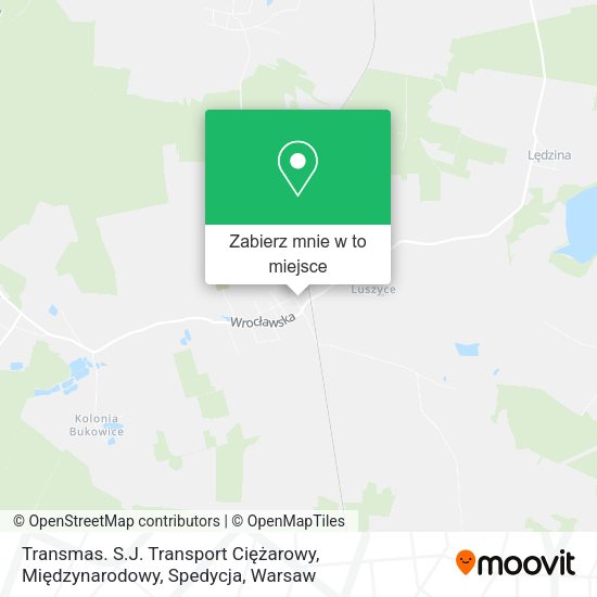 Mapa Transmas. S.J. Transport Ciężarowy, Międzynarodowy, Spedycja