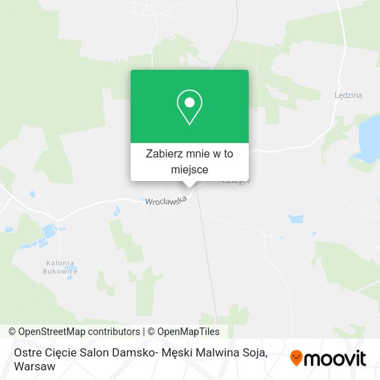 Mapa Ostre Cięcie Salon Damsko- Męski Malwina Soja