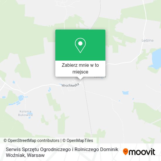 Mapa Serwis Sprzętu Ogrodniczego i Rolniczego Dominik Woźniak