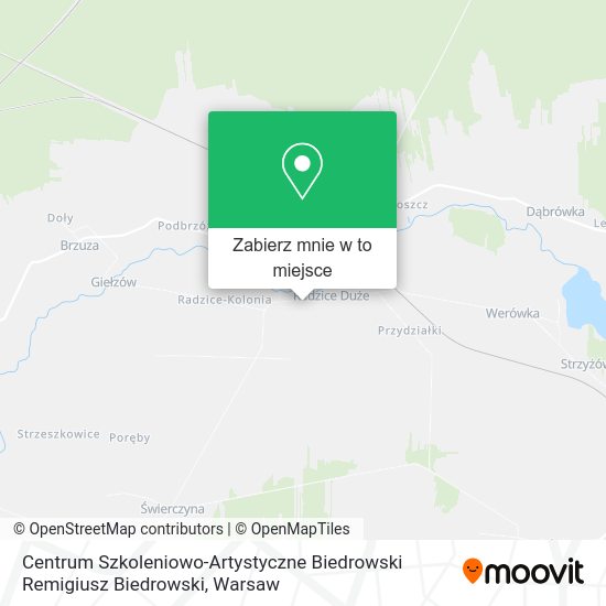 Mapa Centrum Szkoleniowo-Artystyczne Biedrowski Remigiusz Biedrowski