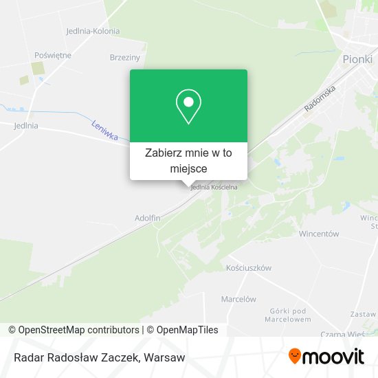 Mapa Radar Radosław Zaczek