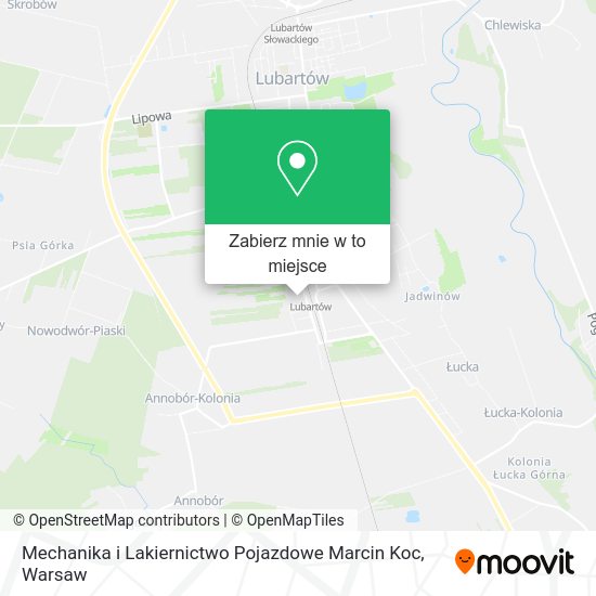 Mapa Mechanika i Lakiernictwo Pojazdowe Marcin Koc