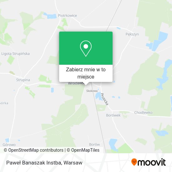 Mapa Paweł Banaszak Instba