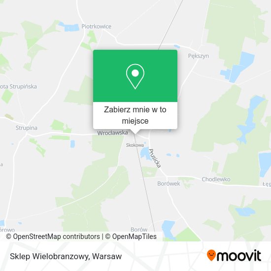 Mapa Sklep Wielobranzowy