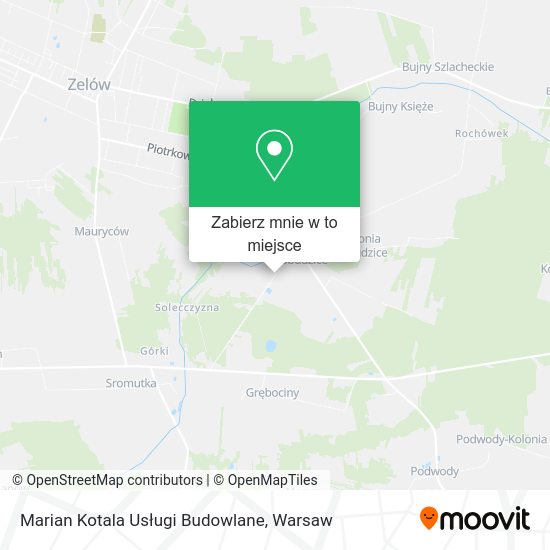 Mapa Marian Kotala Usługi Budowlane