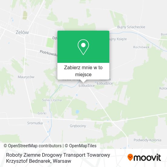 Mapa Roboty Ziemne Drogowy Transport Towarowy Krzysztof Bednarek