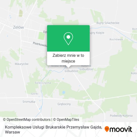 Mapa Kompleksowe Usługi Brukarskie Przemysław Gajda