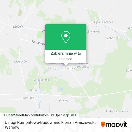 Mapa Usługi Remontowo-Budowlane Florian Araszewski