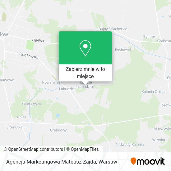 Mapa Agencja Marketingowa Mateusz Zajda