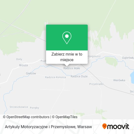 Mapa Artykuly Motoryzacyjne i Przemyslowe