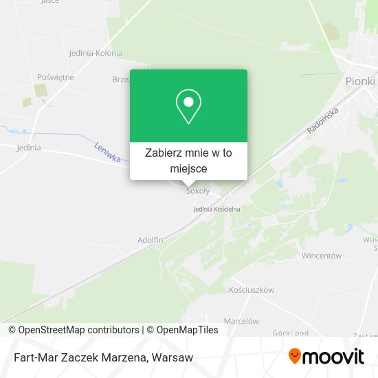 Mapa Fart-Mar Zaczek Marzena