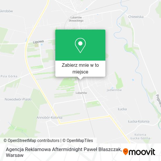 Mapa Agencja Reklamowa Aftermidnight Paweł Błaszczak